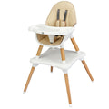 4 in 1 Baby High Chair Infant  Feeding Seat-Grey