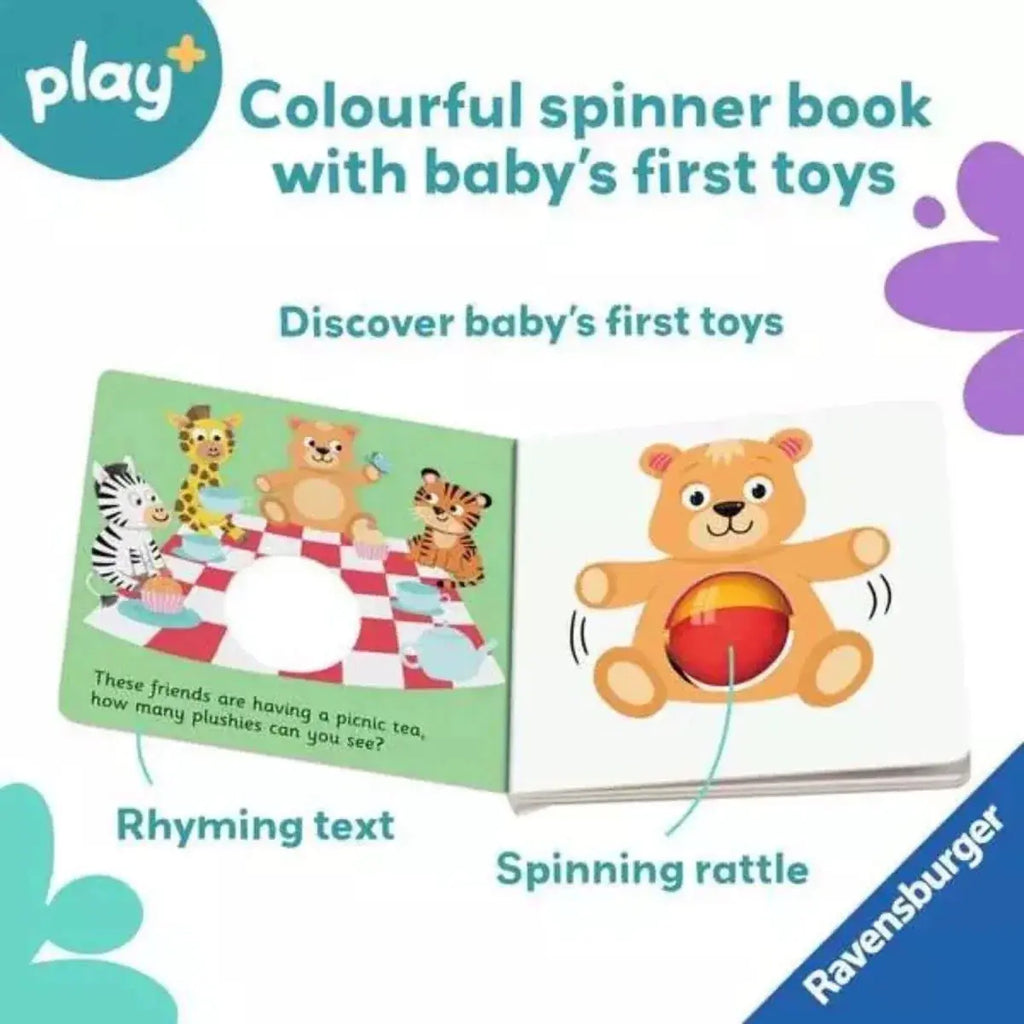 Play+ Ready Steady Shake Rattle Book - First Toy