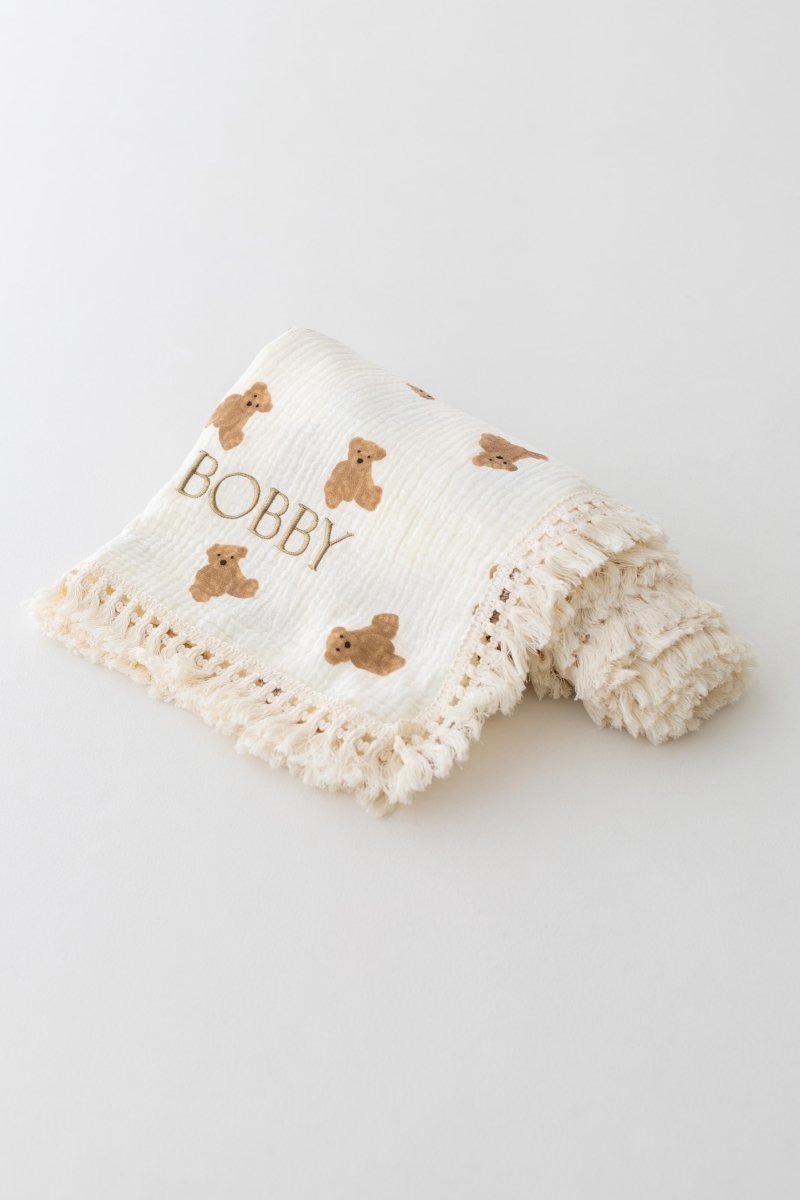 The Cozy Boucle Baby Bear Personalised Gift Box