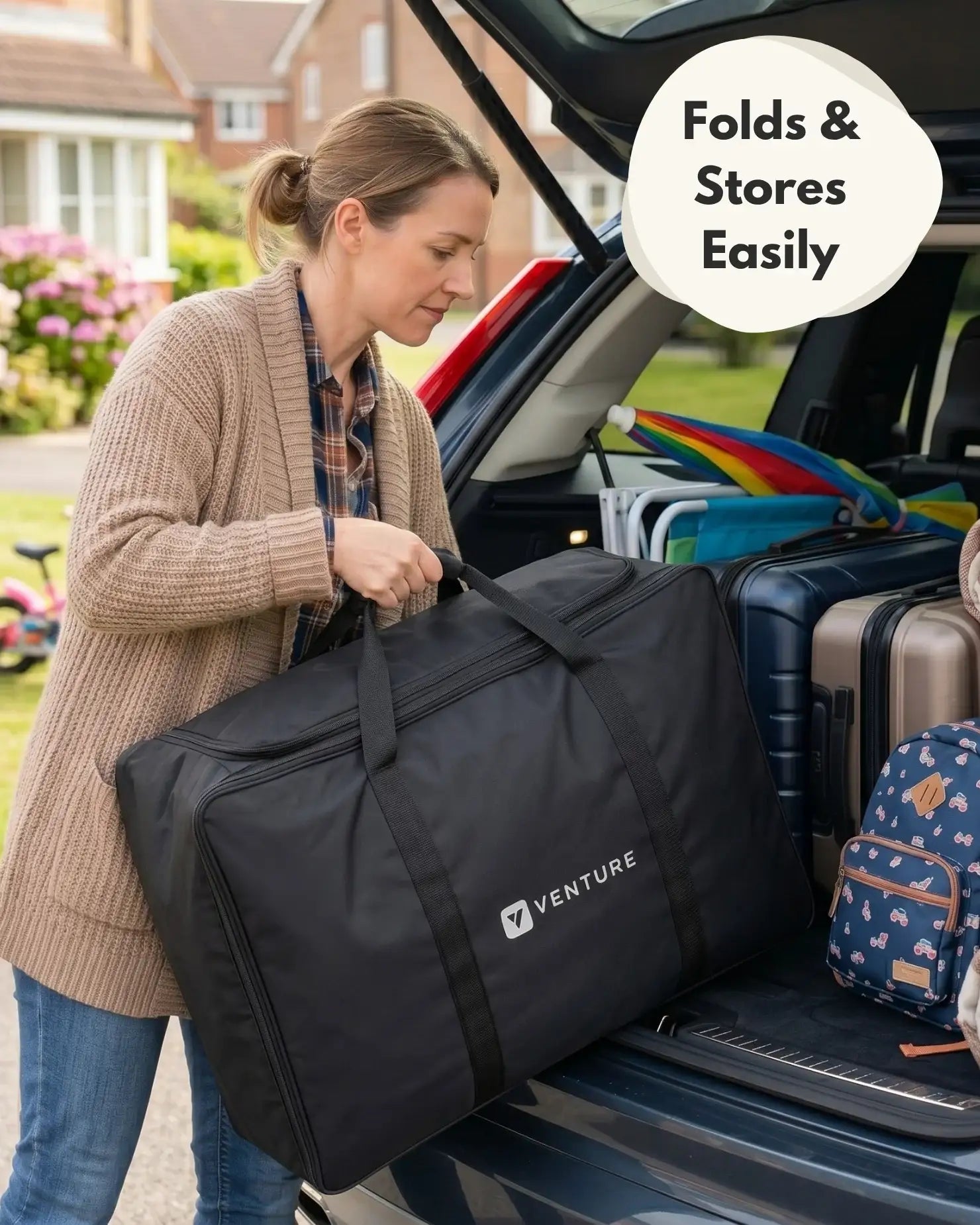 Airpod 3 Travel Cot Includes Newborn Bassinet Insert - Dark Grey