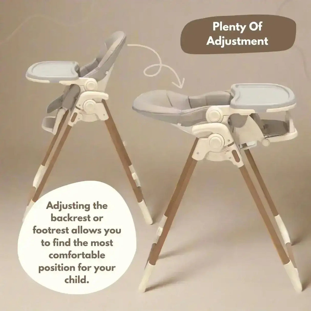 Flare Foldable High Chair - Beige