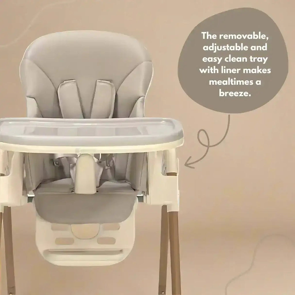 Flare Foldable High Chair - Beige