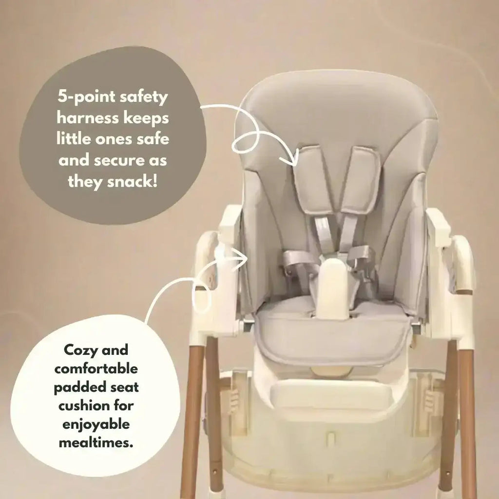 Flare Foldable High Chair - Beige
