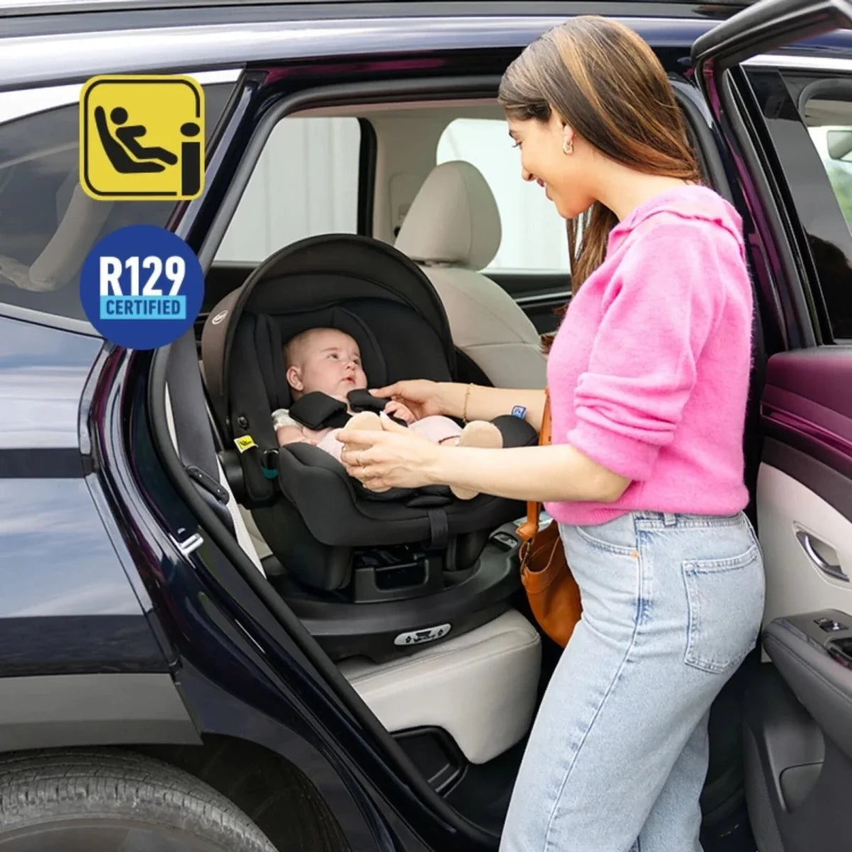 Graco Snuglite 2 i-Size R129 Car Seat - Midnight
