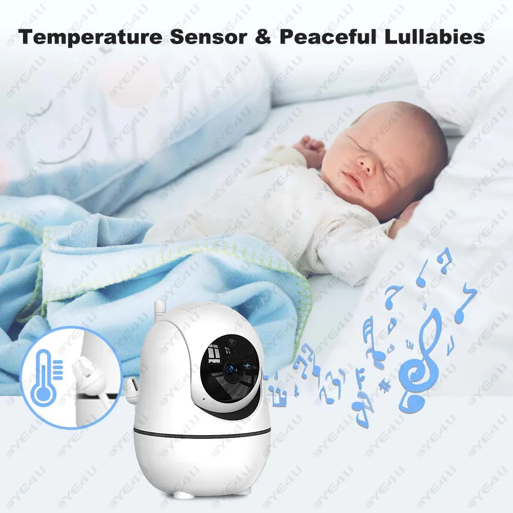 5 Inch Video Baby Monitor With Camera and speaker