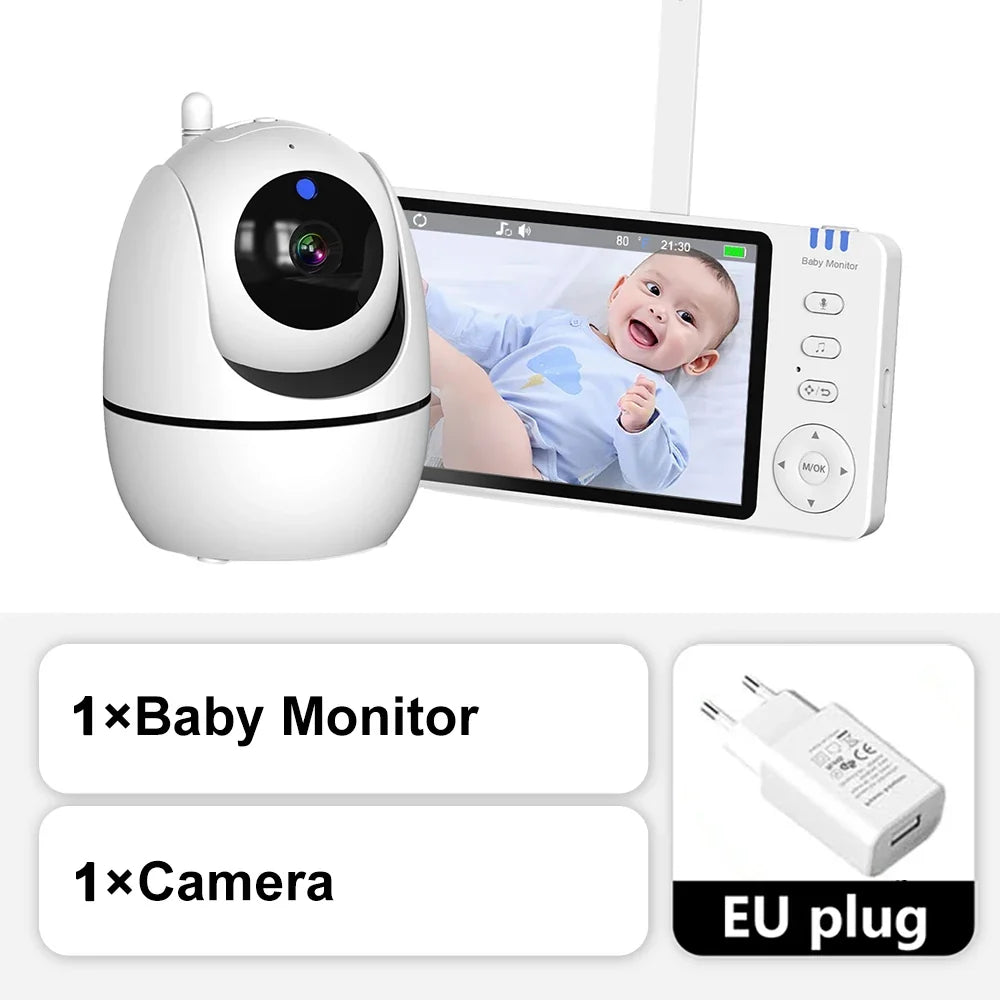 5 Inch Video Baby Monitor With Camera and speaker