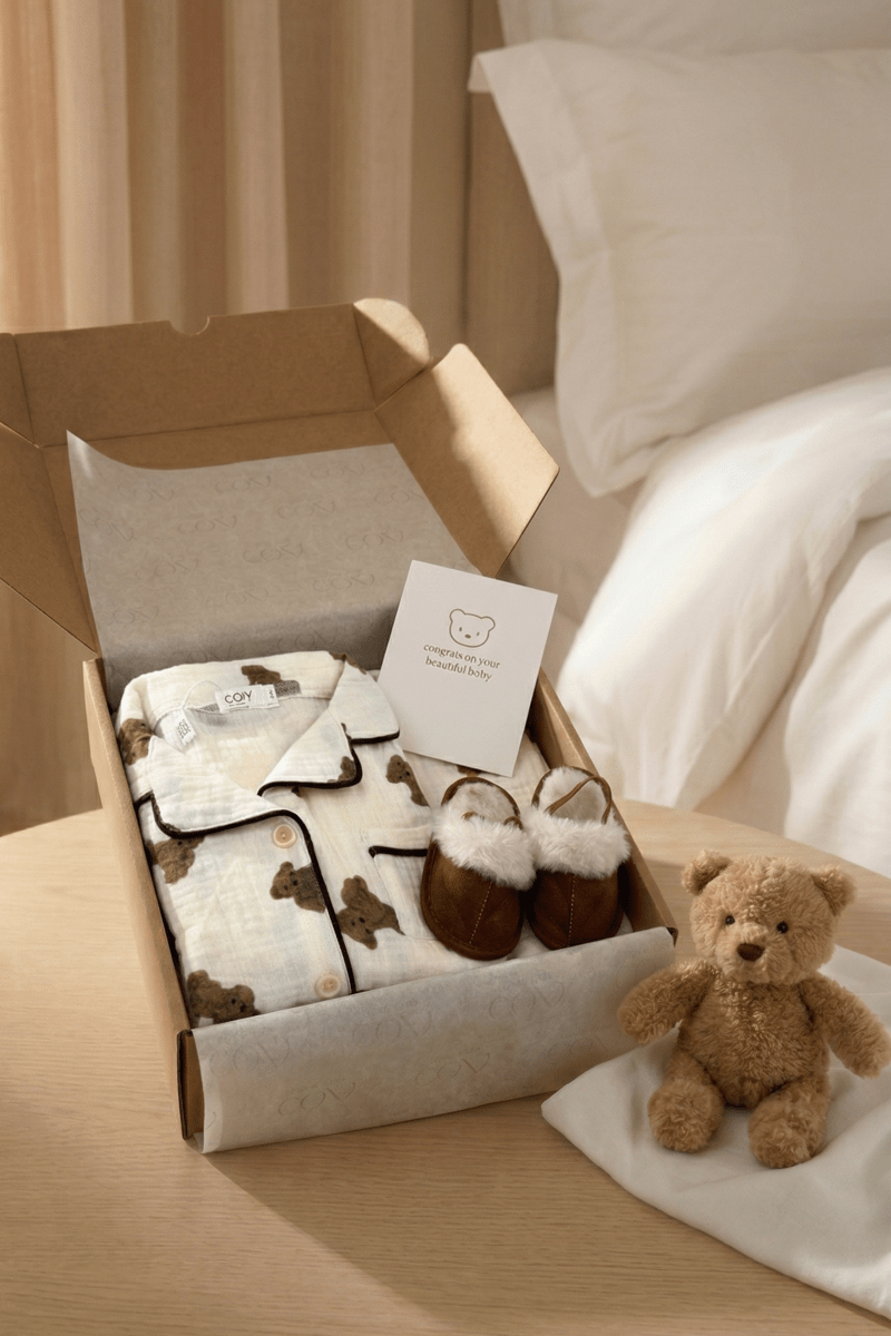 The Cozy Bedtime Bear Personalised Gift Box