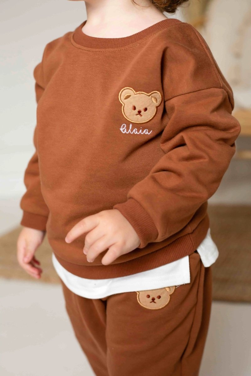 The Cozy Ultimate Bear Tracksuit + Playsuit + Socks Personalised Gift Box