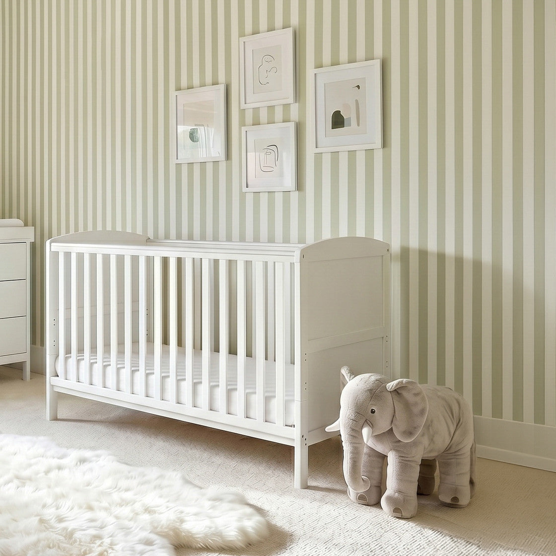 Bebe & Beyond Dreamer 140 x 70cm Cot Bed - White