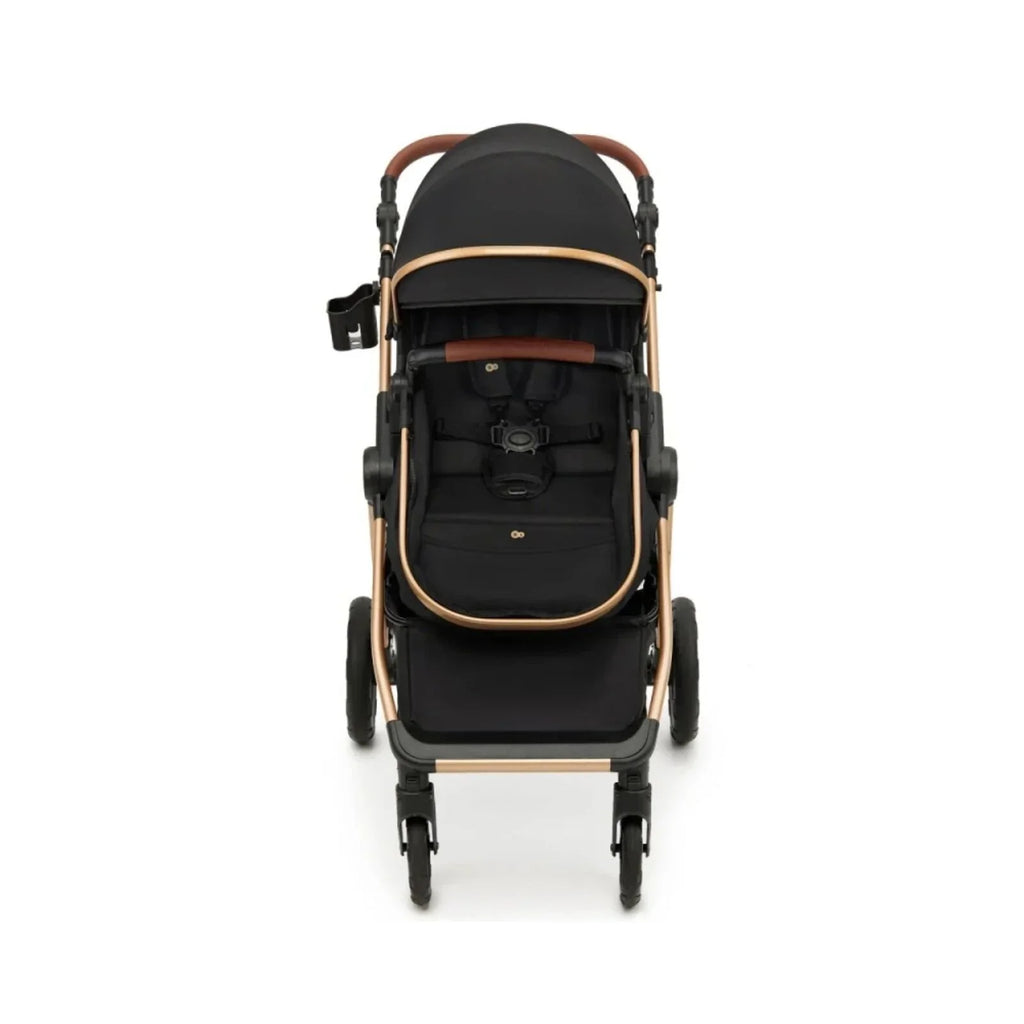 Kinderkraft Esme Pro 3-in-1 Travel System with Mink Pro Car Seat - Pure Black