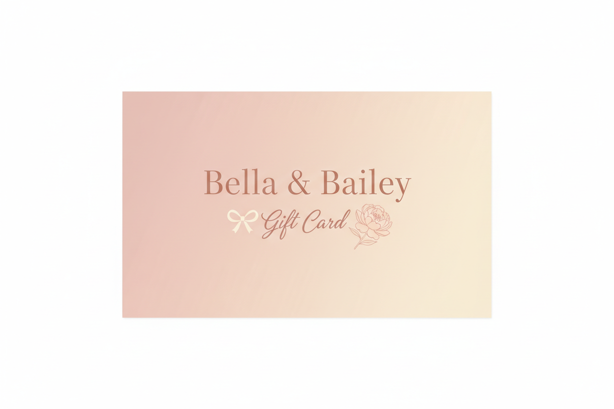 Bella & Bailey gift card