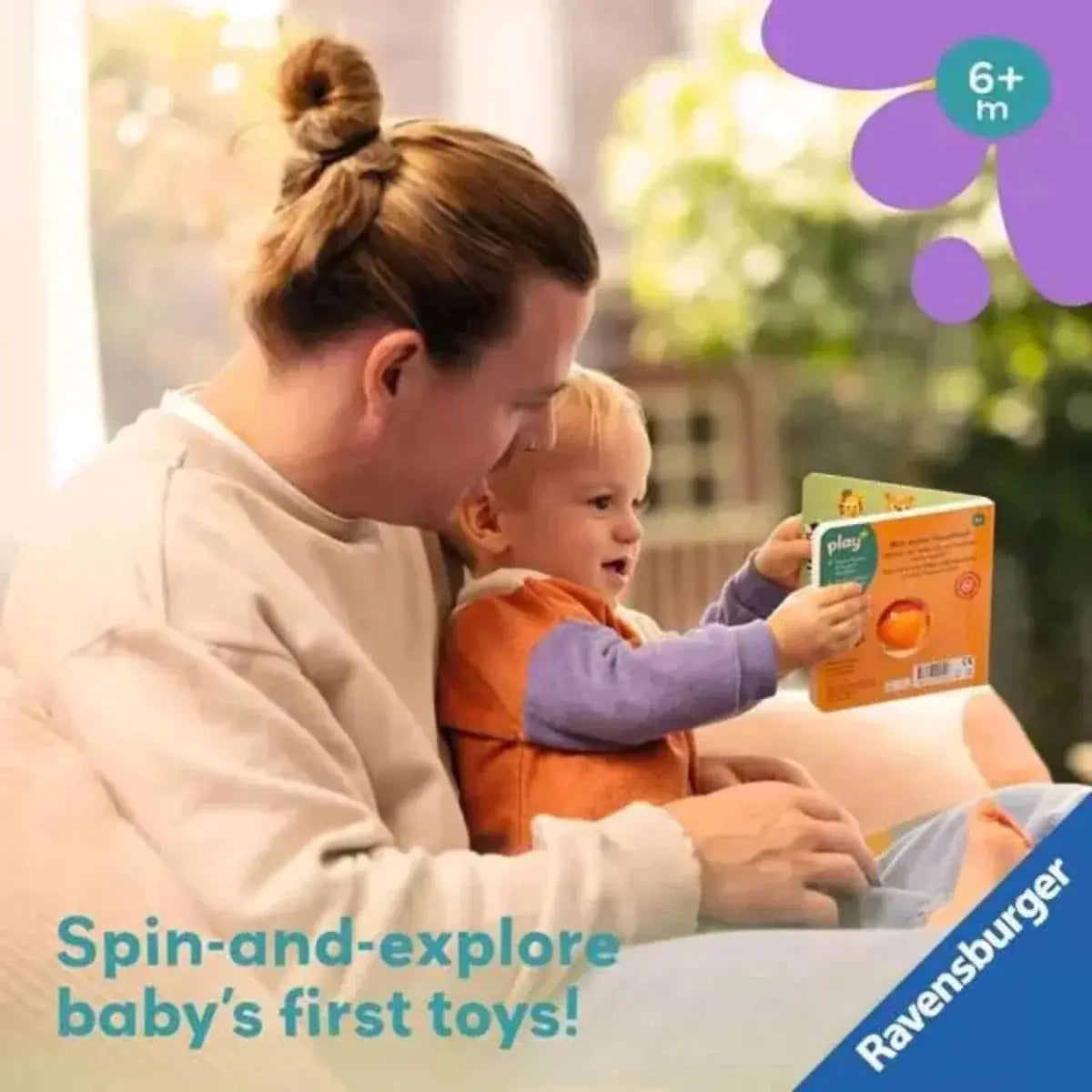 Play+ Ready Steady Shake Rattle Book - First Toy
