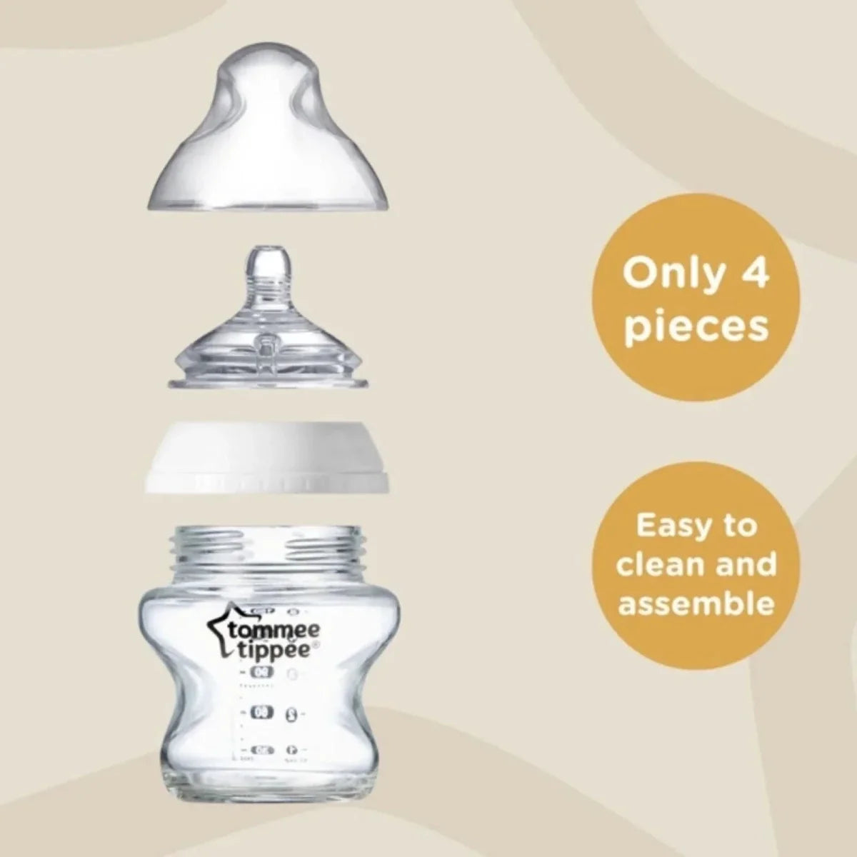 Tommee Tippee Natural Start Baby Bottle Pack of 3