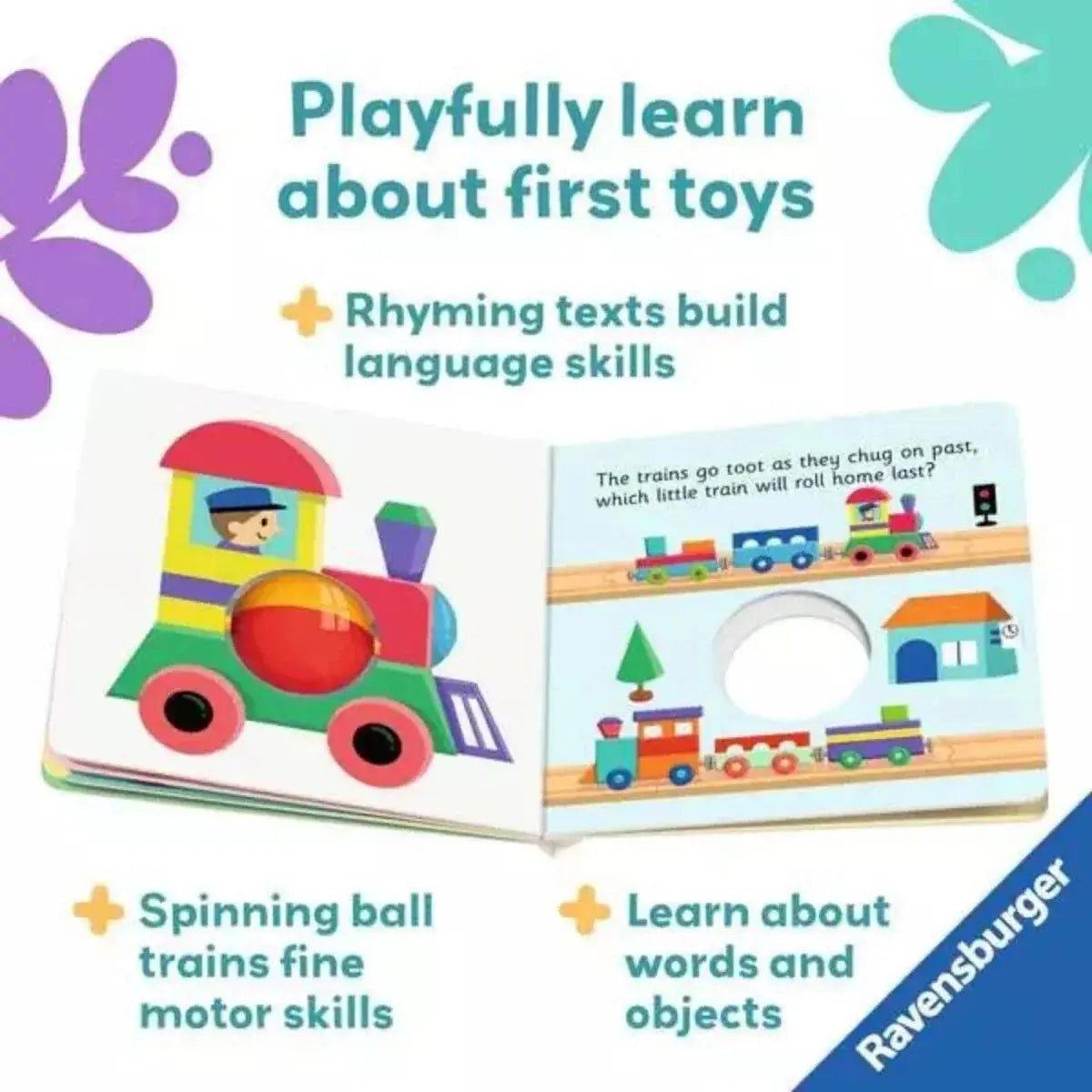 Play+ Ready Steady Shake Rattle Book - First Toy