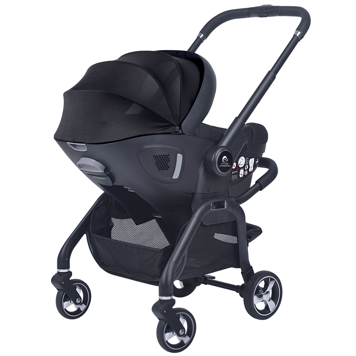 For Your Little One Qubi Infant Car Seat Stroller - Eclipse Black