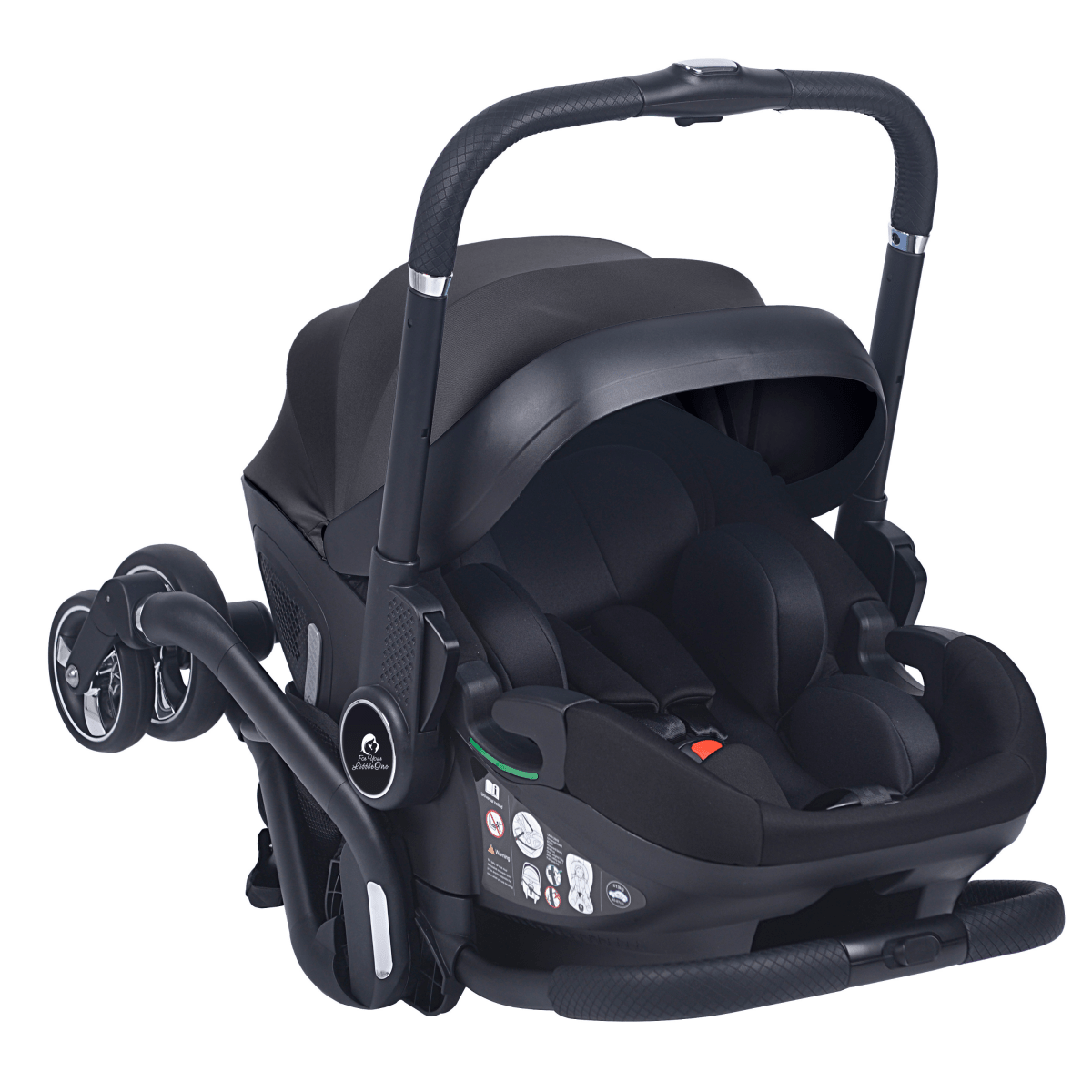 For Your Little One Qubi Infant Car Seat Stroller - Eclipse Black