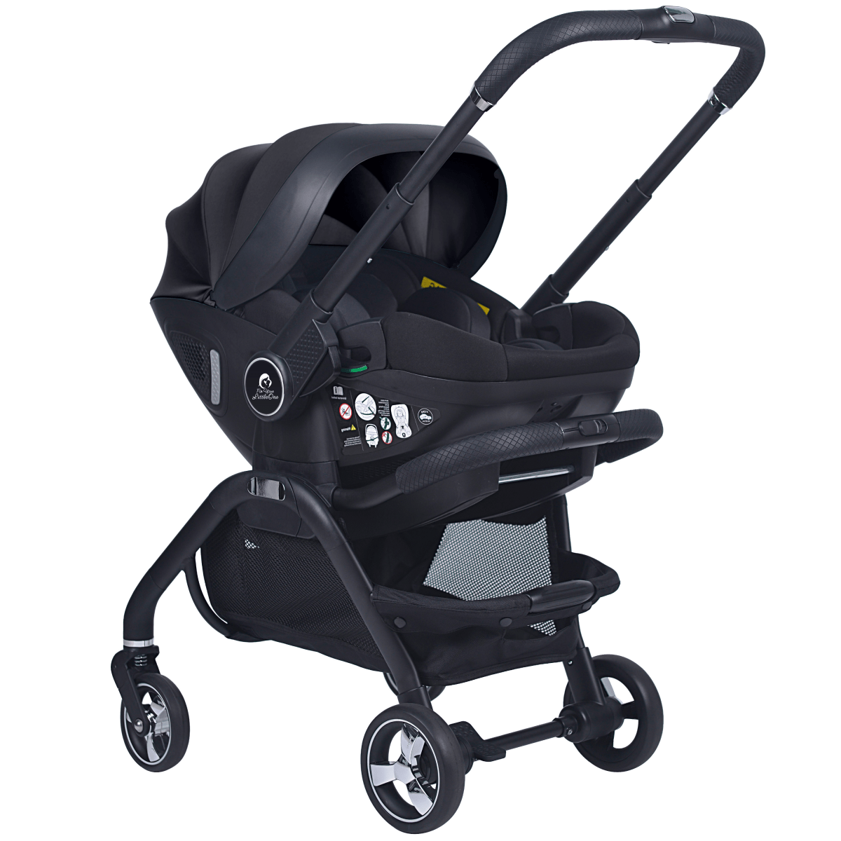For Your Little One Qubi Infant Car Seat Stroller - Eclipse Black