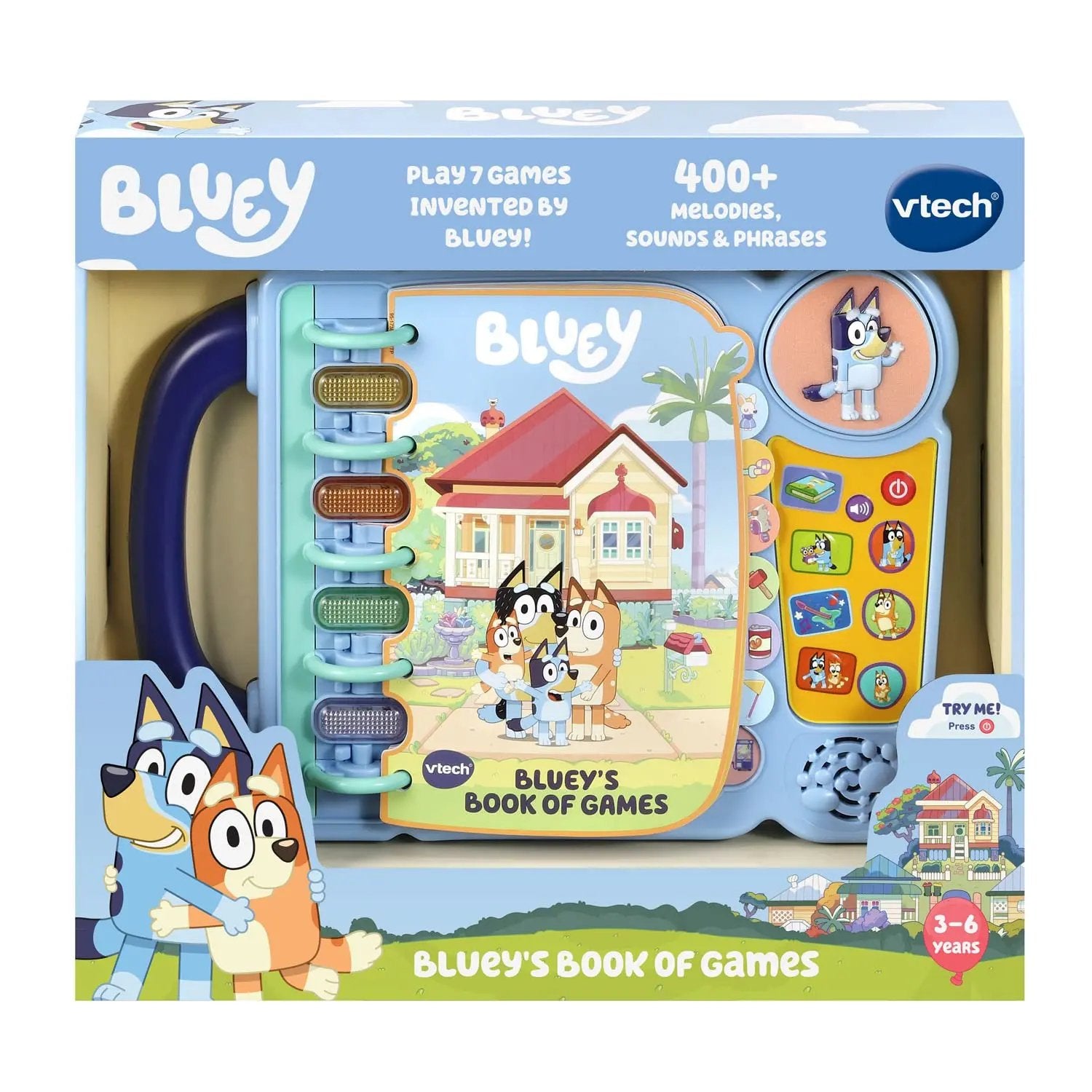 VTech Bluey’s Book of Games — Interactive Storybook Play for Ages 3-6